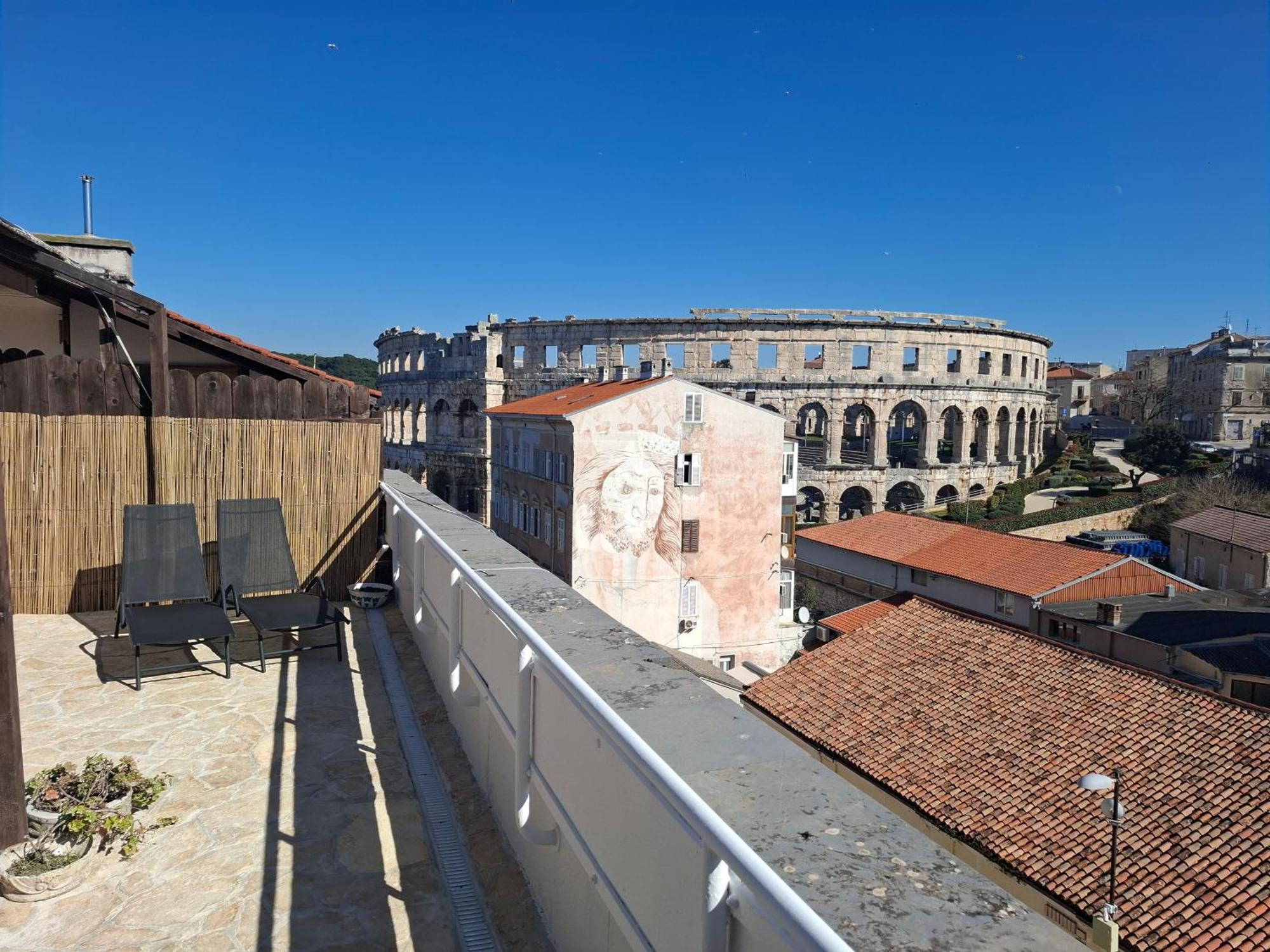Terrace Dream View Over Amphitheatre Pula Exteriér fotografie