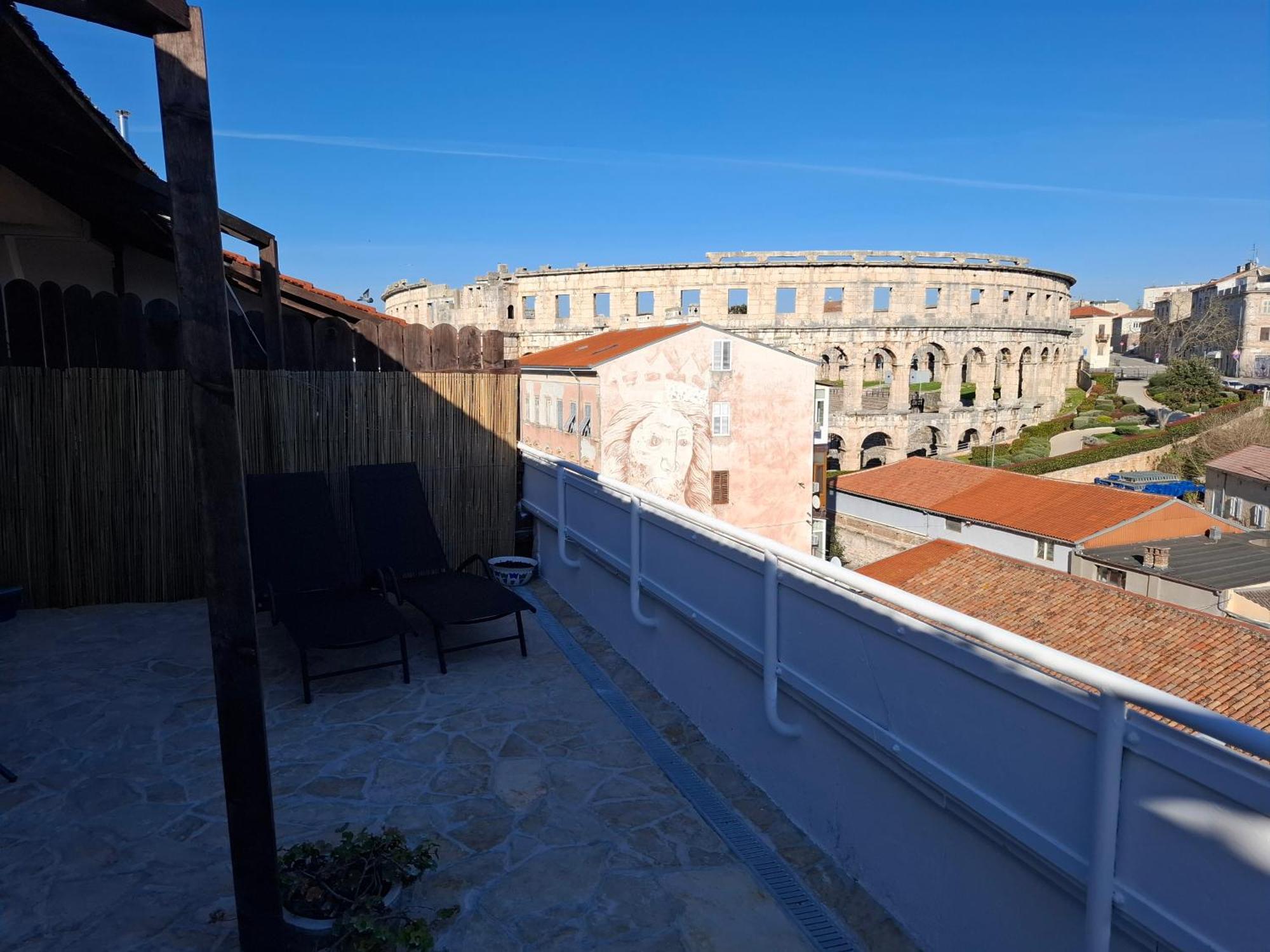 Terrace Dream View Over Amphitheatre Pula Exteriér fotografie